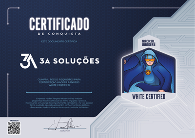 3A Soluções - Hacker Rangers White Certified