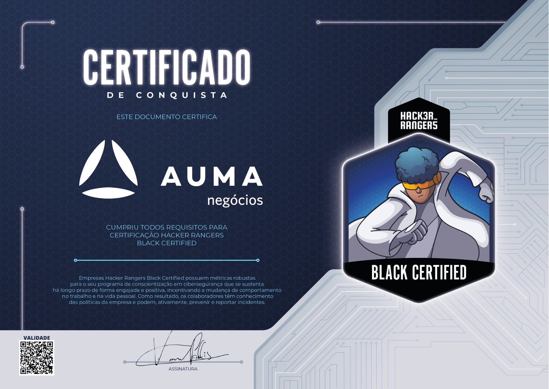 Auma - Hacker Rangers Black Certified