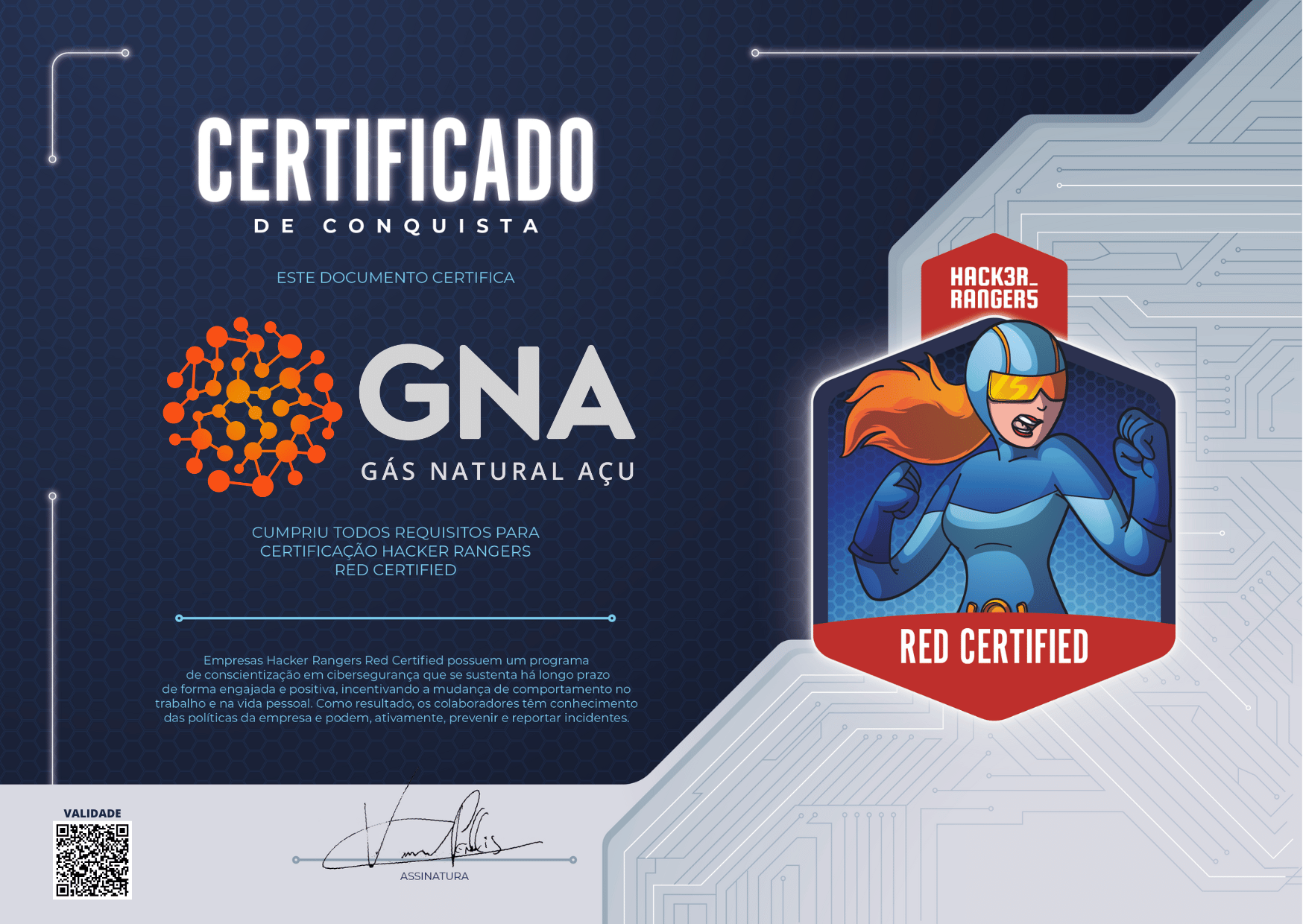 GNA - Hacker Rangers Red Certified