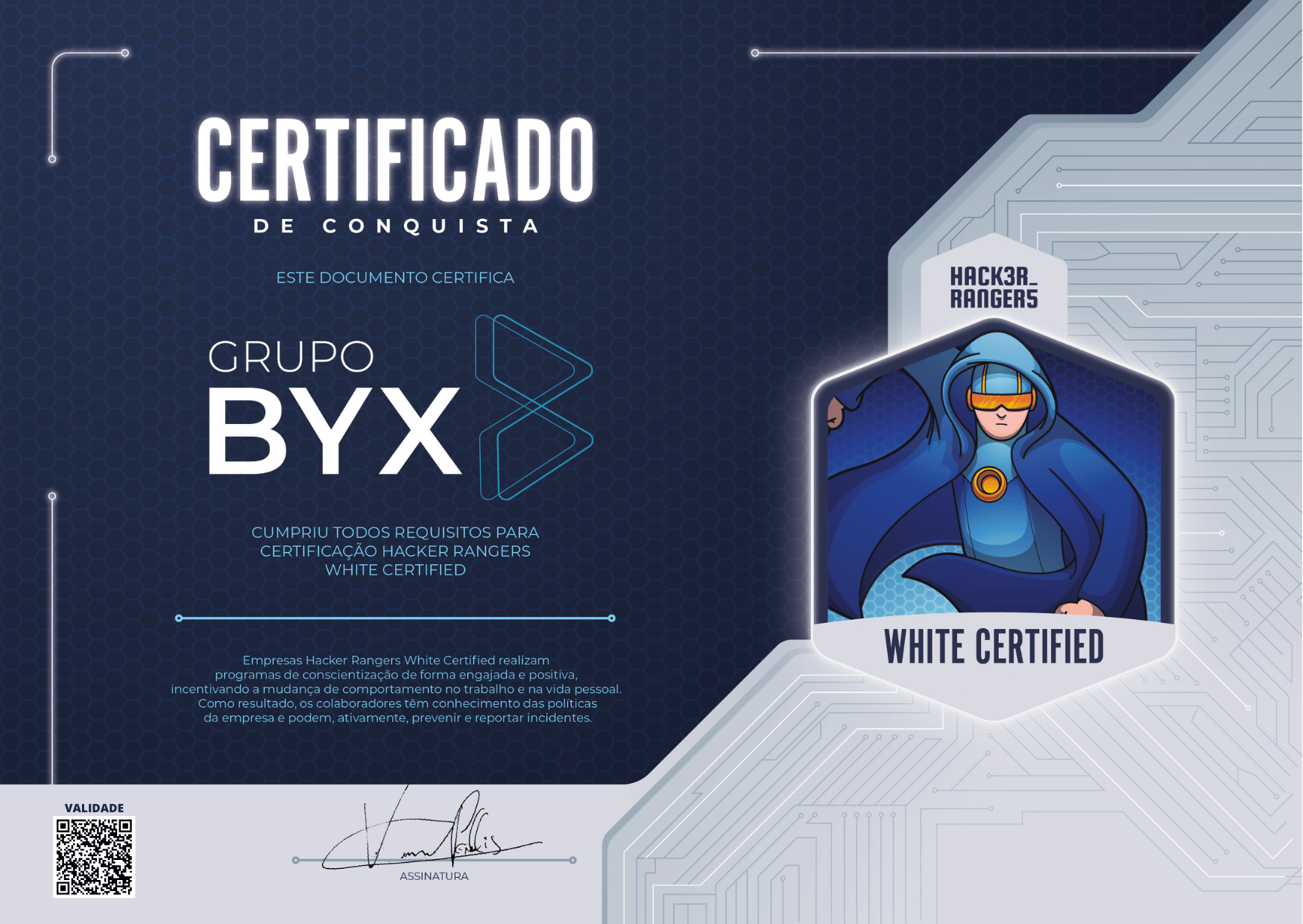 Grupo Byx - Hacker Rangers White Certified