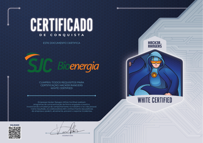 SJC Bioenergia - Hacker Rangers White Certified