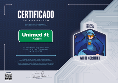 Unimed Cascavel - Hacker Rangers White Certified