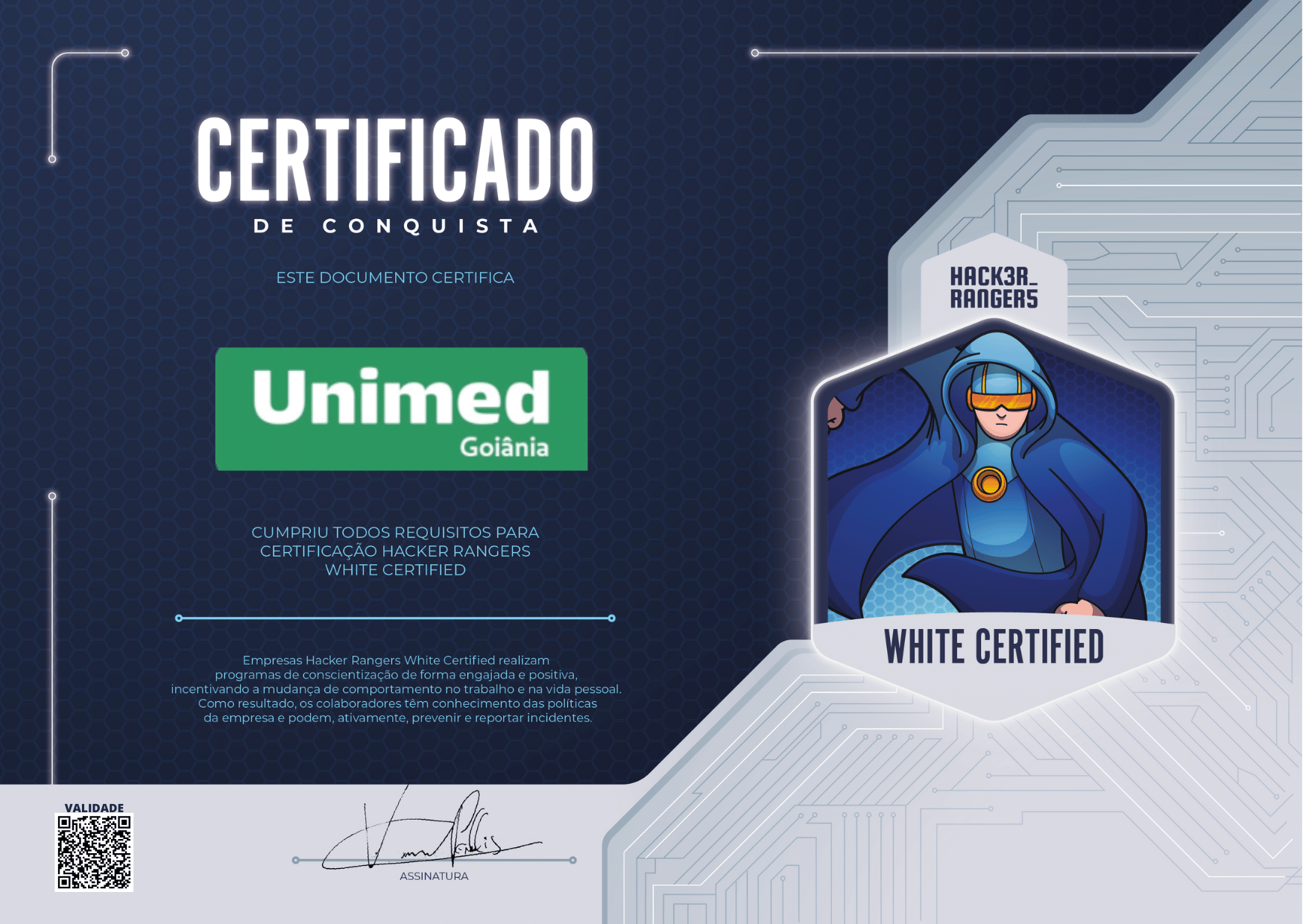 Unimed Goiânia - Hacker Rangers White Certified